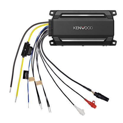 KENWOOD KAC-M5001 600W Monokompakte Digitale Versterker vir Motor, Mariene, UTV & Motorsportvoertuie, Soliede Korrosiebestande Aluminiumonderstel, IPX6, IPX7 & IP6X Gesertifiseer en Vibrasiebestand