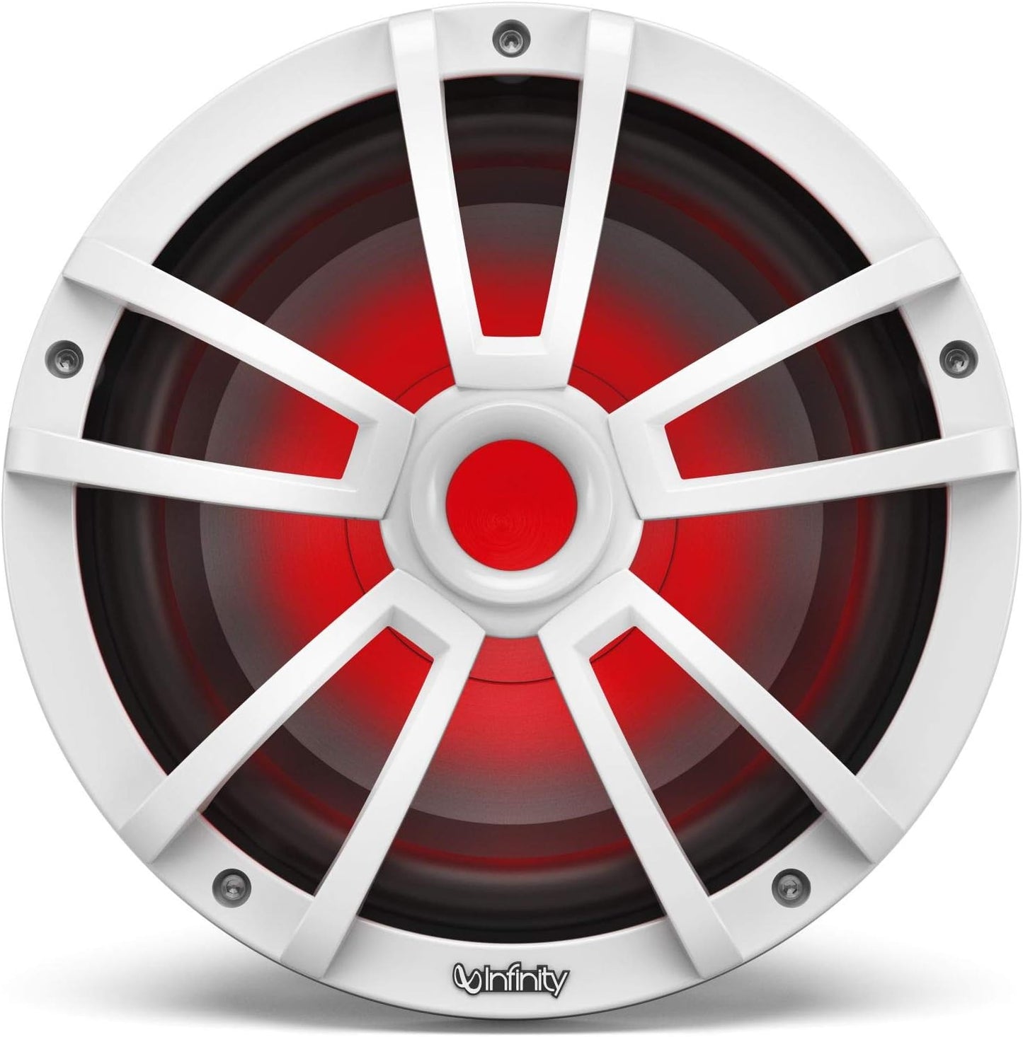 Infinity Reference 1022 MLW 10 inches Marine Boat RGB LED Subwoofer - (White Gloss)