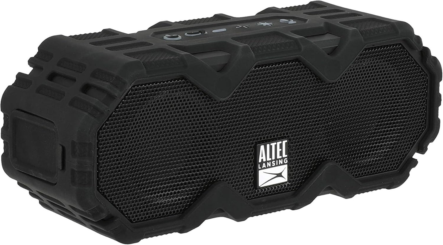 Altec Lansing LifeJacket Mini - Waterdigte Bluetooth-luidspreker met Lig, Draagbare Koordlose Luidspreker vir Swembad, Strand, Stap, Sport, Kamp, 16 Uur Speeltyd, Dryf in Water