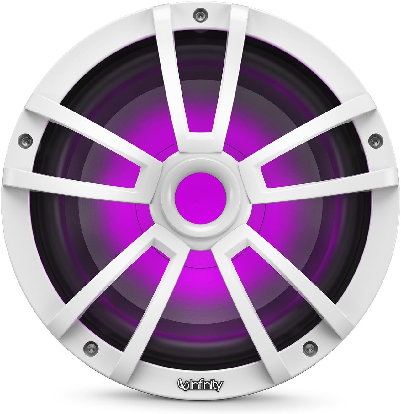 Infinity Reference 1022 MLW 10 inches Marine Boat RGB LED Subwoofer - (White Gloss)