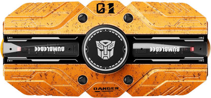 Transformers TF-T80 Bluetooth True Wireless Earbuds with Noise Cancelling in-Ear Cool HiFi HD Calling Dual Modes Sports Music Game Long Endurance Earphones - Yellow Bumblebee