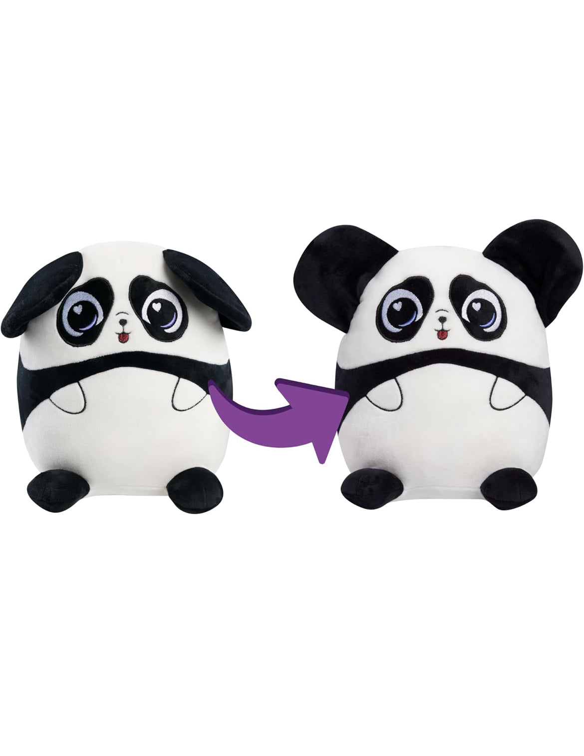 Flipeez Large Plush Jane, Panda, Ages 3 and up