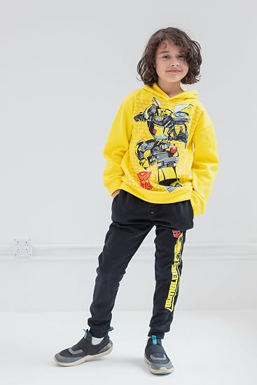 Transformers Boys' 2-Piece Fleece Hoodie and Joggers Set Toddler to Big Kid