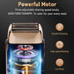 Close Shave Electric Foil Shavers for Men, 3-Speed Electric Razor, Bald Head Shavers, Face Shaving Beard Trimmer with LCD Display, Gifts for Men