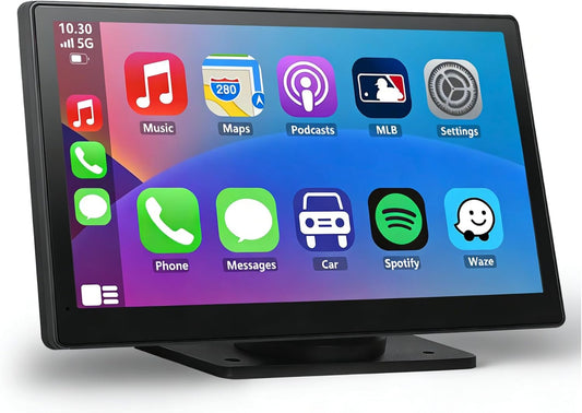 Double Din HD 7" Multimedia Player  Wireless Touchscreen Car Stereo Car Play & Android Auto, GPS, Voice Control, Mirror Link, Bluetooth Hands-Free