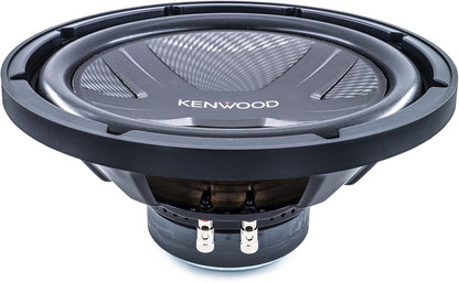 Kenwood KFC-W2541-motorsubwoofer - 1300 Watt maksimum krag, 10 duim, enkel 4 Ohm-stemspoel, word individueel verkoop