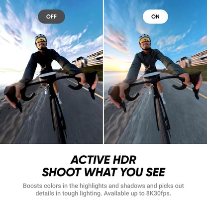 Insta360 X4 Air - Lightweight 165g 8K 360 Camera, Invisible Selfie Stick Effect, Replaceable Lenses, Shoot First & Frame Later, Built-in Wind Guard, FlowState Stabilization, AI-Powered App