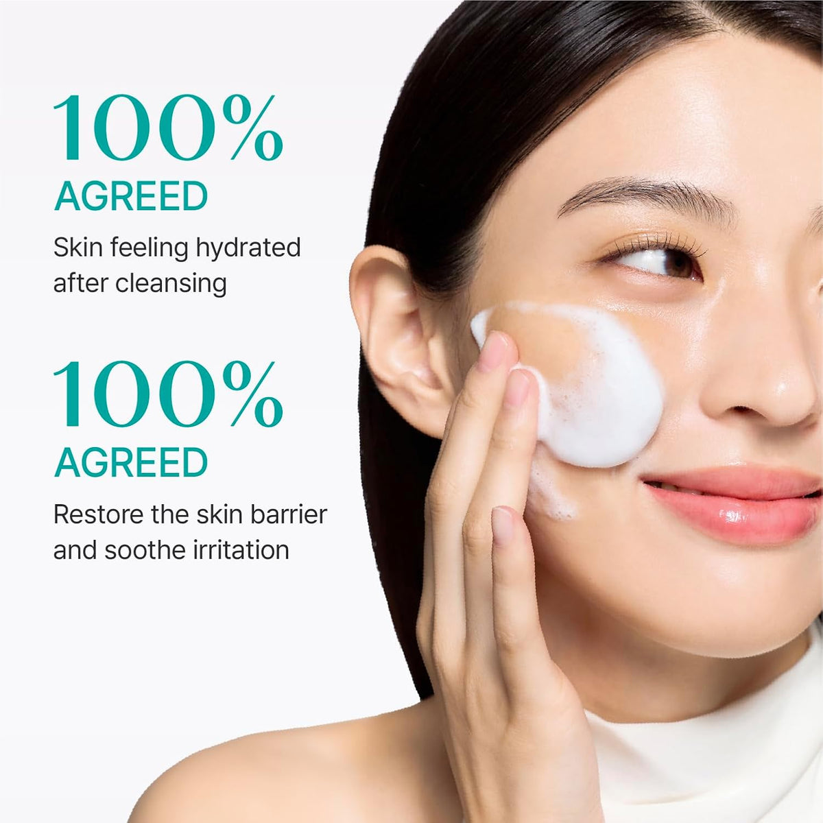 REJURAN Moisture Bubble Cleansing Water, c-PDRN® Face Cleanser, 5.07 fl oz