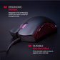 Monster Alpha 9.0 RGB Wired Gaming Mouse, Customizable Buttons, Programmable LED Lighting, True 16,000 Adjustable DPI, Ergonomic Optical PC Gaming