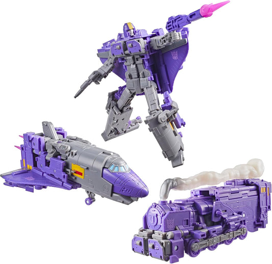 Transformers Studio Series The The Movie Astrotrain, Leader Class 6.75-Inch Converting Action Figure, Robot Toys (Ages 8+)