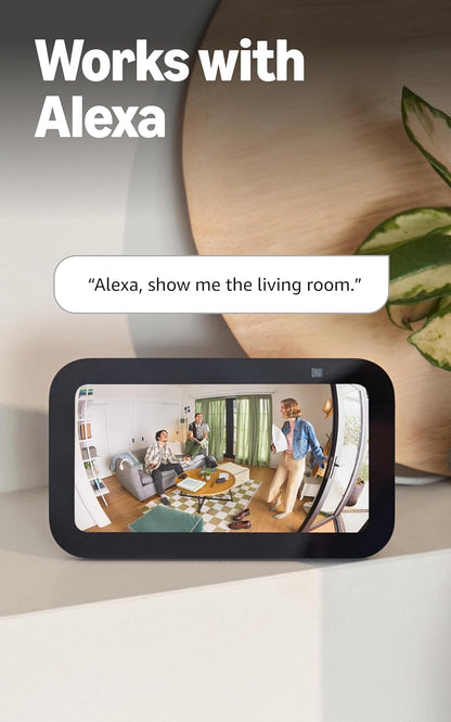 Ring Indoor Cam 2de Gen 1080p HD Sekuriteitskamera - (Wit)