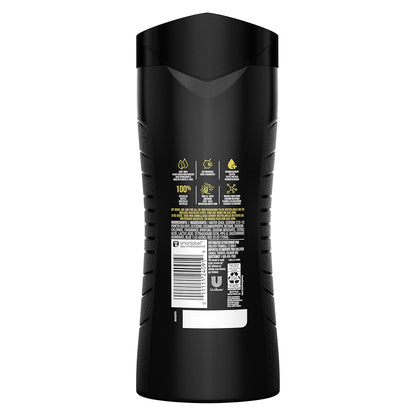 AXE Body Wash 12h Refreshing Scent Excite Crisp Coconut and Black Pepper Men's Body Wash 100% Plant-Based (16 oz) Pack of 2