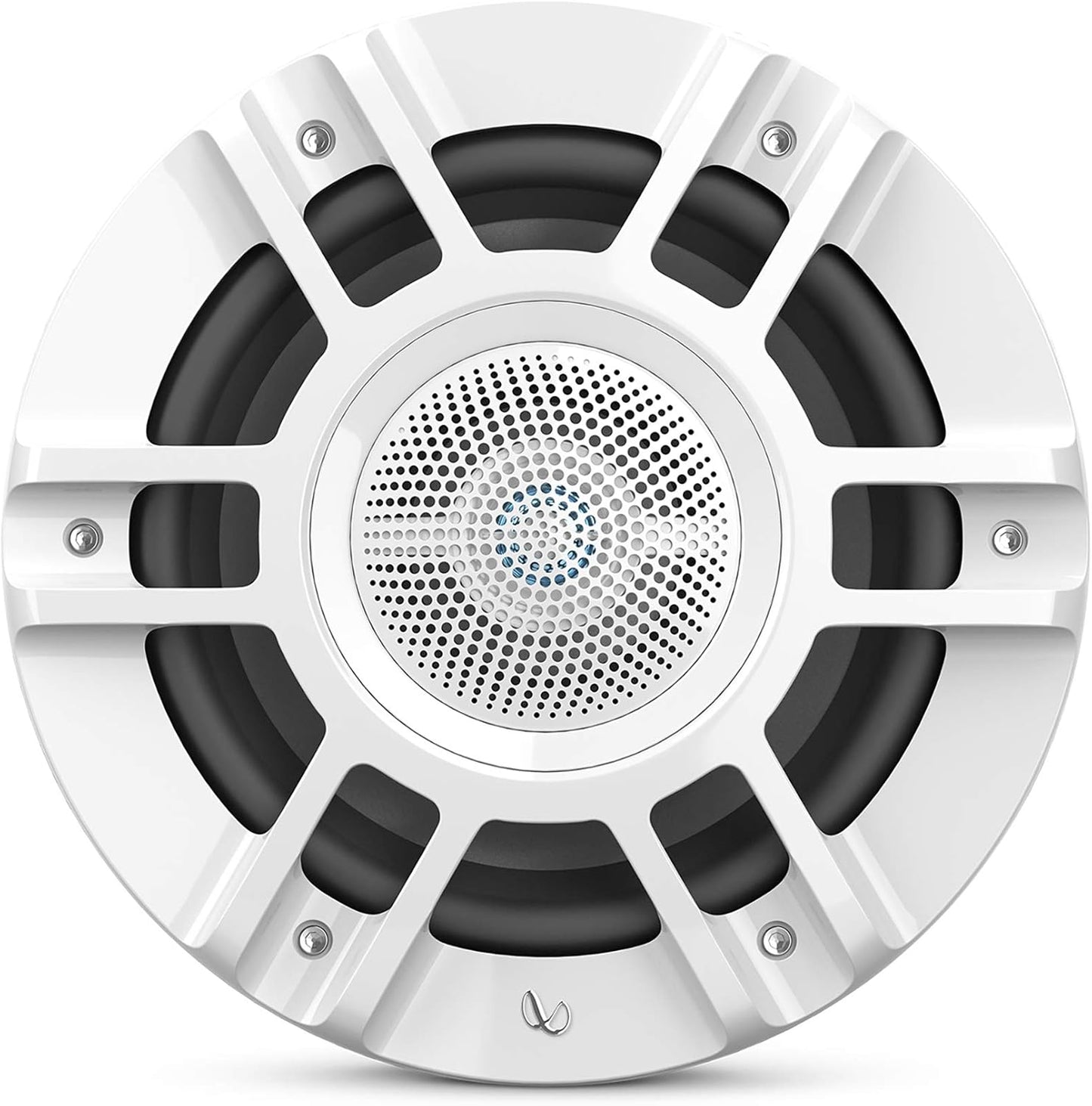 Infinity Kappa Marine Series White 8" Premium 3-Way RGB LED Convertible Speakers - White