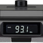 Modern Wireless Under Cabinet Kitchen Universal Bluetooth Music System, FM Radio, Clock LCD Digital Display , Built-in Hands-free Mic & Speakers (Includes Mounting Hardware)