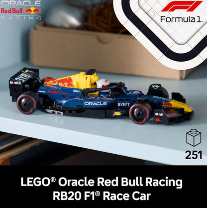 LEGO Speed Champions Oracle Red Bull Racing F1-renmotor modelstelle – Bou-stel met realistiese kenmerke