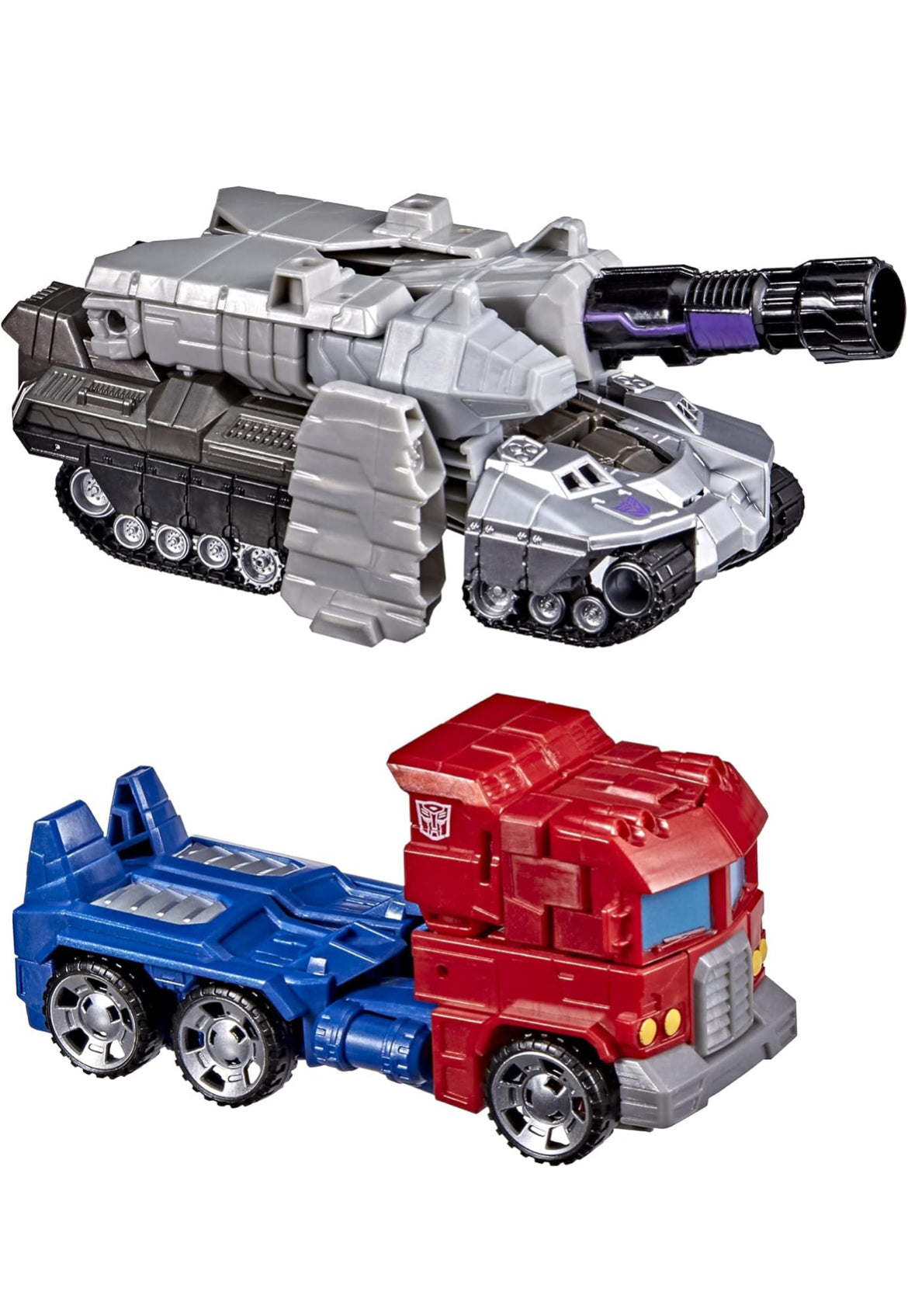 Transformers Toys Heroes and Villains Optimus Prime and Megatron 2-Pack Action Figures - for Kids Ages 6 and Up, 7-inch (Amazon Exclusive)