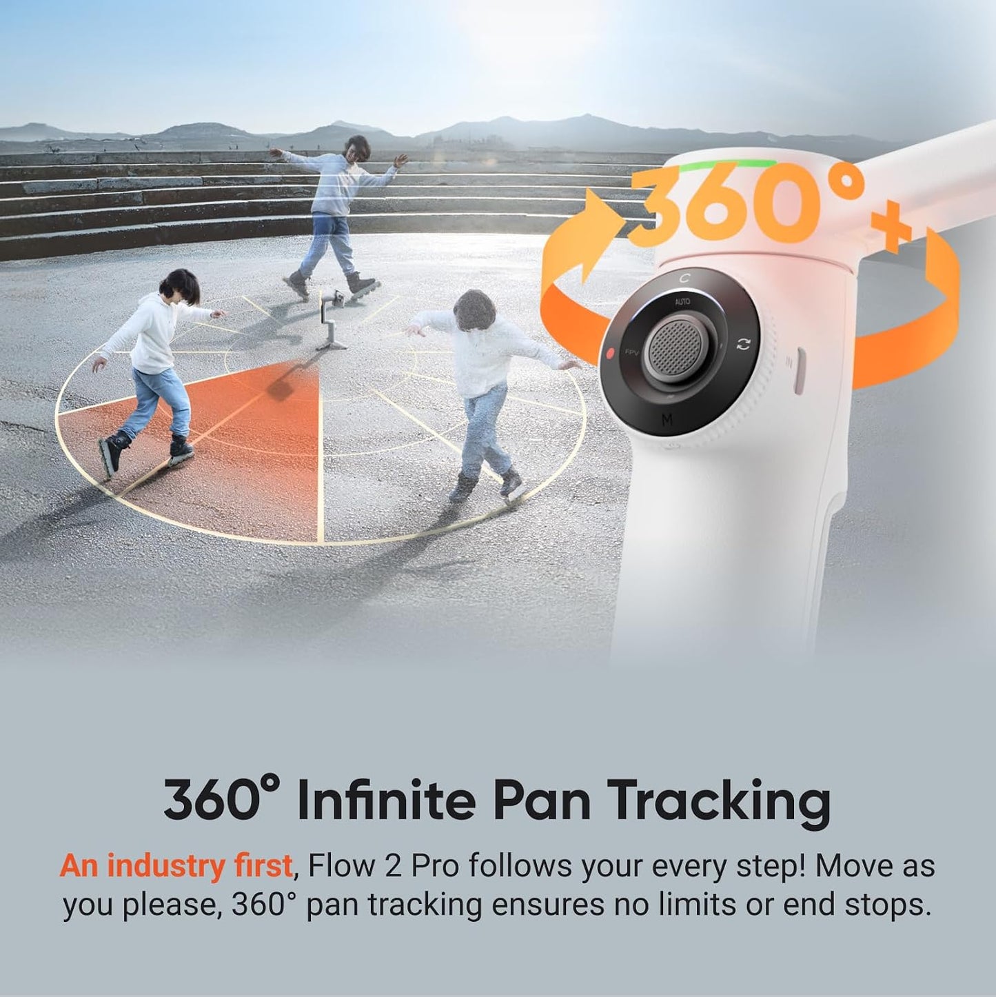 Insta360 Flow 2 Pro Ultimate AI Bundle – Foldable AI Phone Gimbal Stabilizer for iPhone/Android, Apple DockKit, MagSafe Mount, Multi-Person/Any App/360° Pan Tracking, Built-in Tripod/Selfie Stick