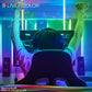 Monster 16.4ft Smart Music Sync and Multi-Color Color Flow LED Light Strip with Fun Modes, Indoor Use, Xtreme Easy Use
