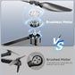 Drone w/ Camera 4K Brushless Motor Mini Foldable RC Drones Propeller Guards Voice Control, Anti-Lost Alarm