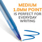 BIC Round Stic Xtra Life Blue Ballpoint Pens, Medium Point (1.0mm), 12CT Bulk Pens - (Pack of 3)