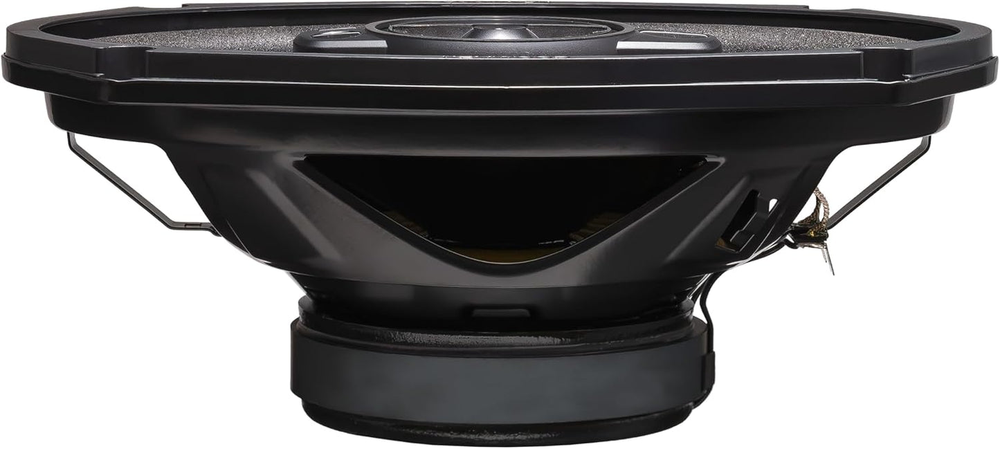 Kenwood KFC-C6898RS 6"x8" 2-rigting motorluidsprekers – 360W spitskrag, polipropileen woofer-keël, gebalanseerde koepel-tweeter, akoestiese klankharmoniseerder