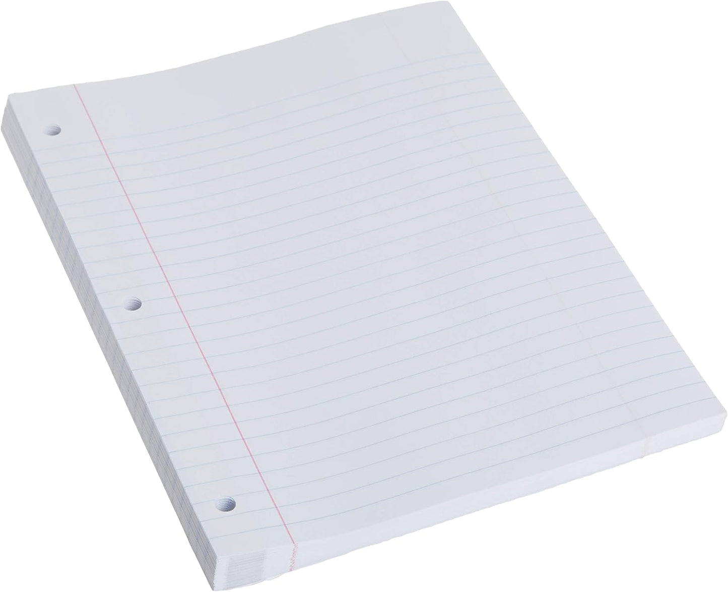 Mead Loose Leaf Paper, Wide Ruled Filler Notebook Paper, Reinforced, 8" x 10-1/2", 100 Sheets, Fits 3-Ring Binder (Pack of 2)