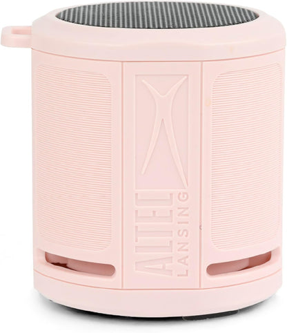 Altec Lansing HydraMicro - Waterdigte Bluetooth-luidspreker, Liggewig en Draagbare Luidspreker vir Reis en Buiteluggebruik, Petal Pink