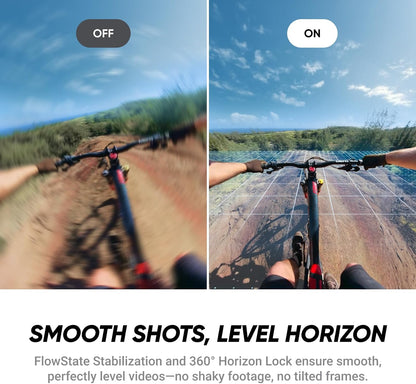 Insta360 X4 Air - Lightweight 165g 8K 360 Camera, Invisible Selfie Stick Effect, Replaceable Lenses, Shoot First & Frame Later, Built-in Wind Guard, FlowState Stabilization, AI-Powered App