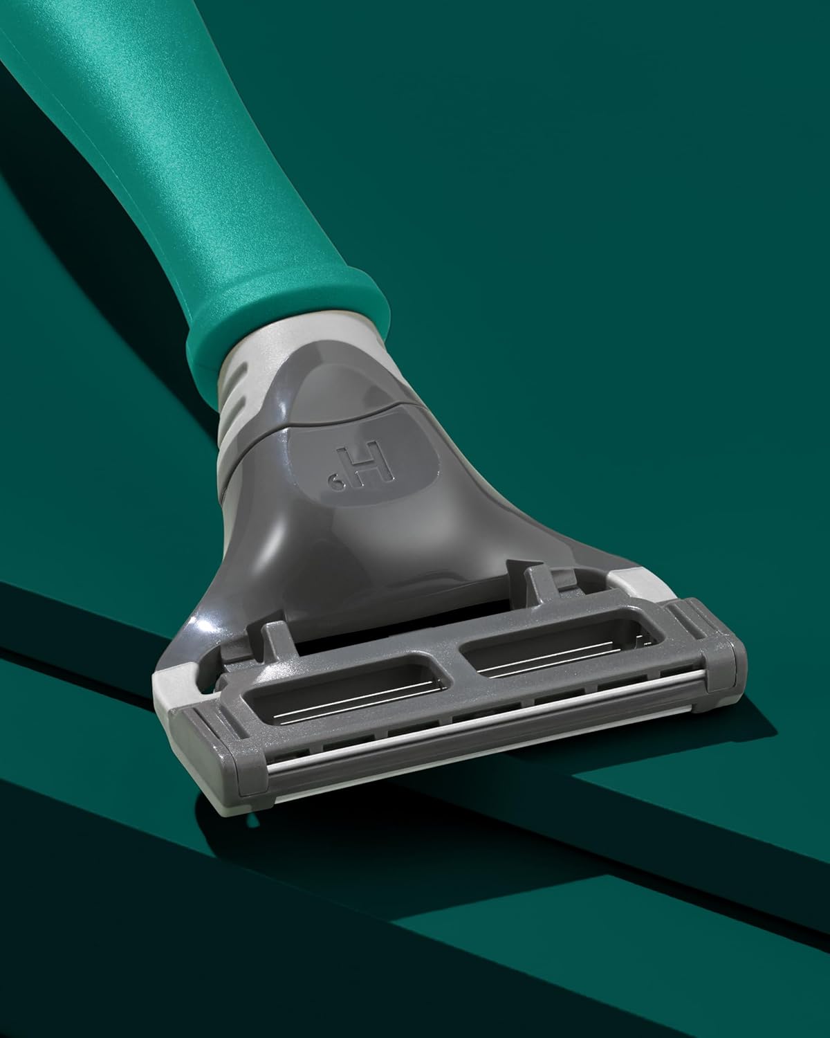 Razor Handle and Blade Cartridge- German Engineered Blades (Tropical Green)