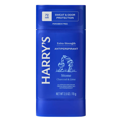 Extra-Strength Antiperspirant Deodorant, Sweat & Odor Control for Men - Stone, 2.5 oz (Pack of 3)
