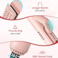 Airflow Curling Iron, 360° Cool 2 in 1 Flat Iron Hair Straightener & Curler for Lasting Curls, 1.25 Inch Curling Wand, 5 Temps for Long & Short Hair, Women Gifts, Anti-Scald