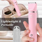 Bikini Trimmer and Shaver Kit  - 2-in-1 Wet/Dry Electric Body Hair Trimmer Facial Hair Removal Cordless Waterproof - (Pink)