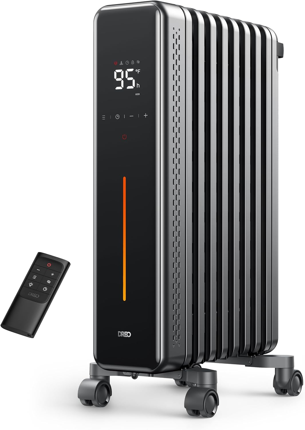 1500W Verwarmer met Afstandbeheer en 70° Ossillerende Ruimteverwarmer met Afstandbeheer, Elektriese Verwarmingstoestelle vir Binnenshuise Gebruik