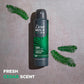 DOVE MEN + CARE Dry Spray Antiperspirant Coastal Cedar 4 Count 72H Protection with a Plant-Based Moisturizer 3.8 oz (Pack of 4)