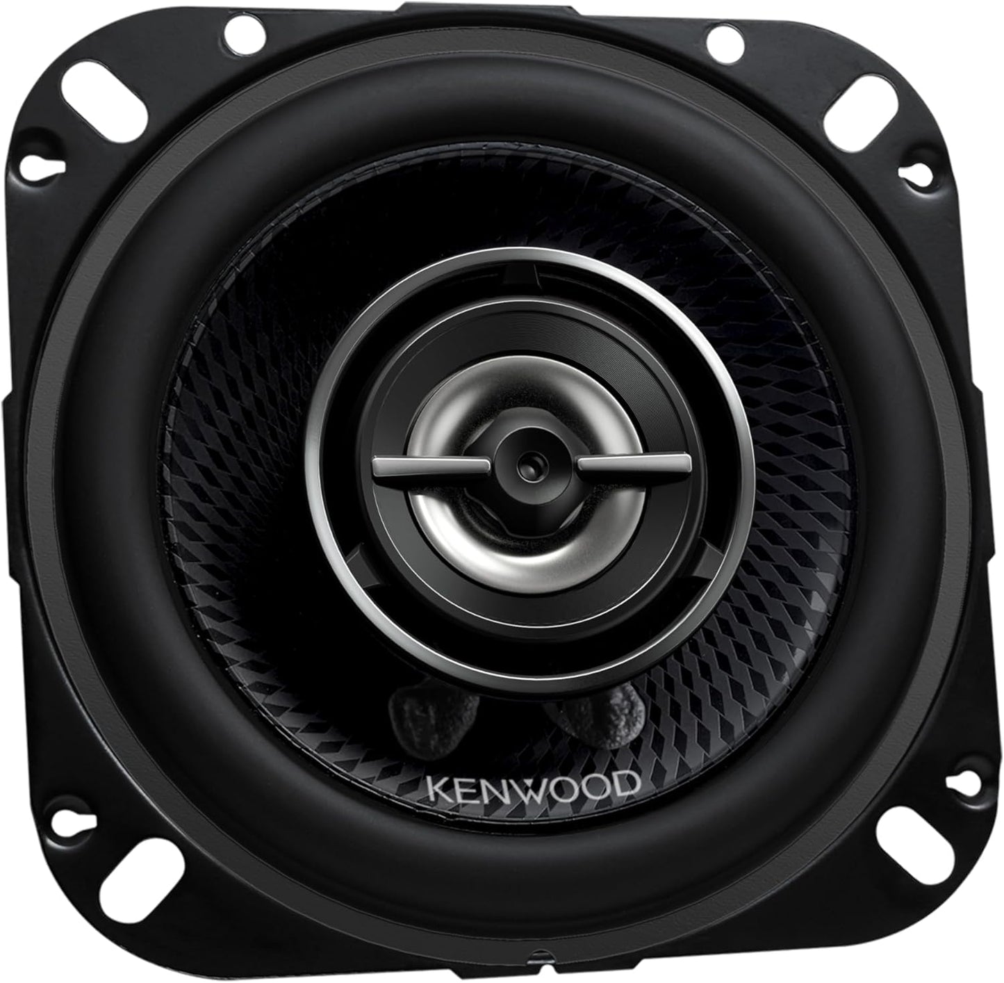 Kenwood KFC-1098RS 4" 2-rigting-motorluidsprekers – 220W piekvermoë, akoestiese klankharmoniseerder, klankveldverbeteraar, maklike installasie