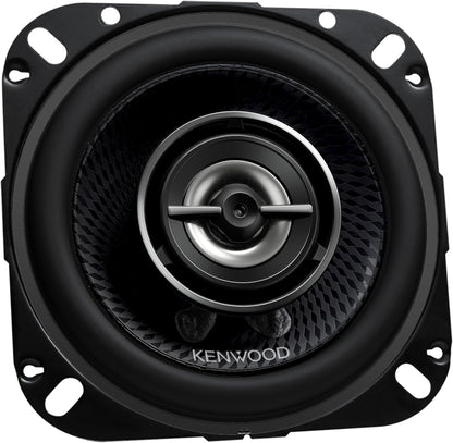 Kenwood KFC-1098RS 4" 2-rigting-motorluidsprekers – 220W piekvermoë, akoestiese klankharmoniseerder, klankveldverbeteraar, maklike installasie