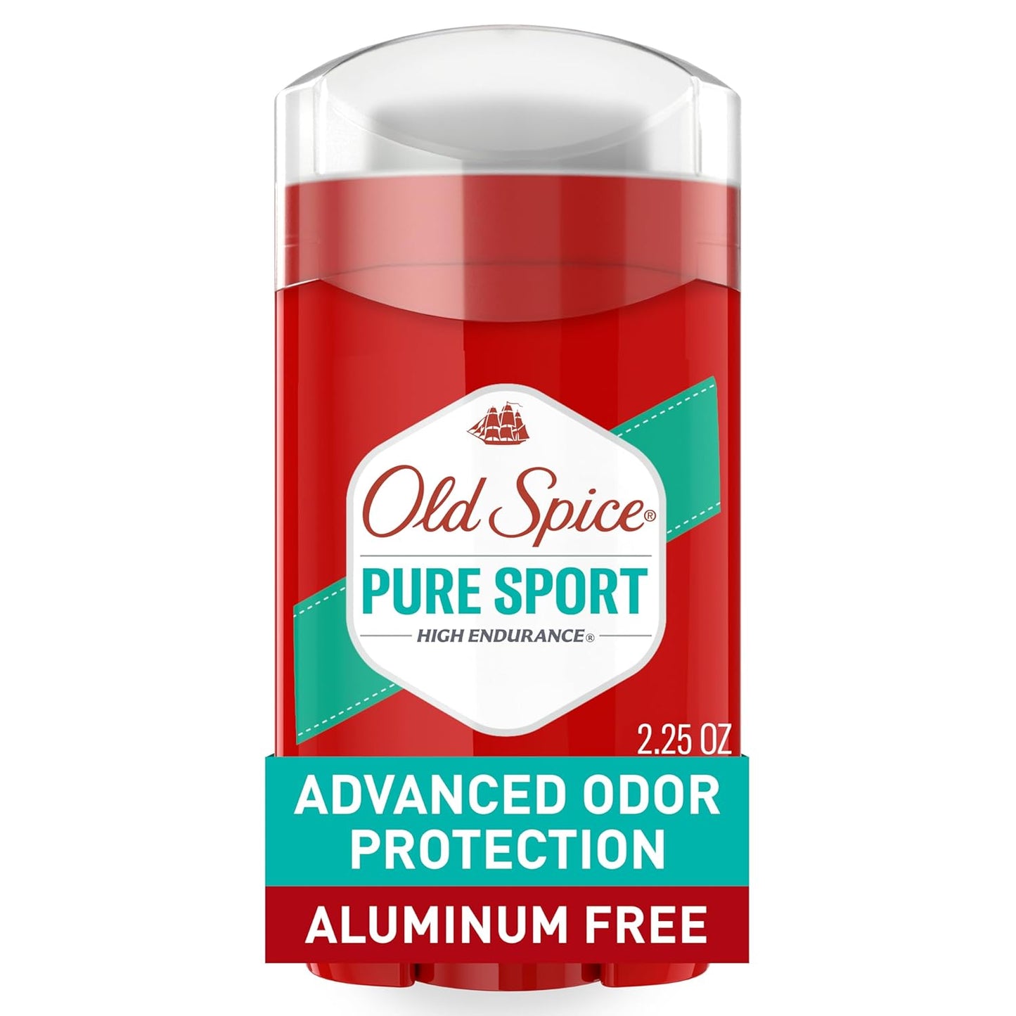 Old Spice Aluminum Free Deodorant For Men, 24/7 Sweat Defense & Advanced Odor Protection - Pure Sport Scent (Pack of 3)