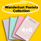 Post-it Super Sticky Notes, Lined, 4 in. x 6 in., 4 Pads, 45 Sheets per Pad, Wanderlust Pastels - (Pack of 2)