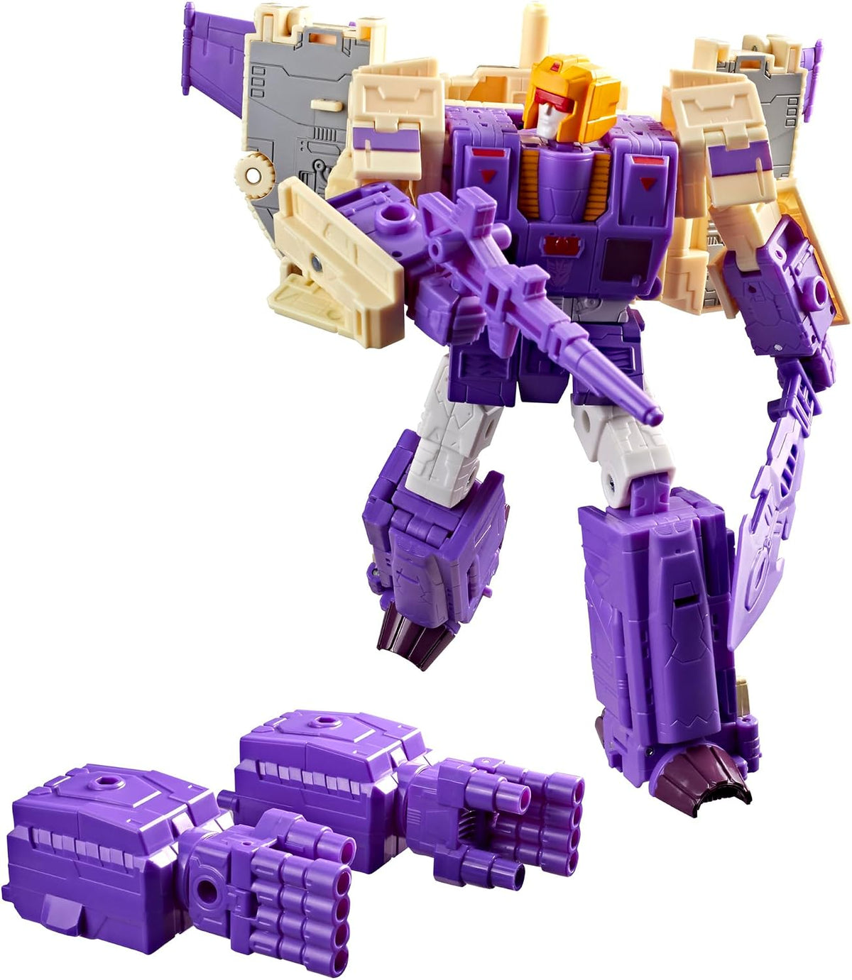 Transformers Studio Series  7-inch The The Movie Blitzwing, Collectible 3-in-1 Converting Leader Class Action Figure (8+)