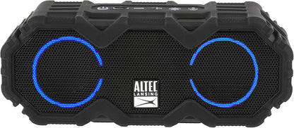 Altec Lansing LifeJacket Mini - Waterdigte Bluetooth-luidspreker met Lig, Draagbare Koordlose Luidspreker vir Swembad, Strand, Stap, Sport, Kamp, 16 Uur Speeltyd, Dryf in Water