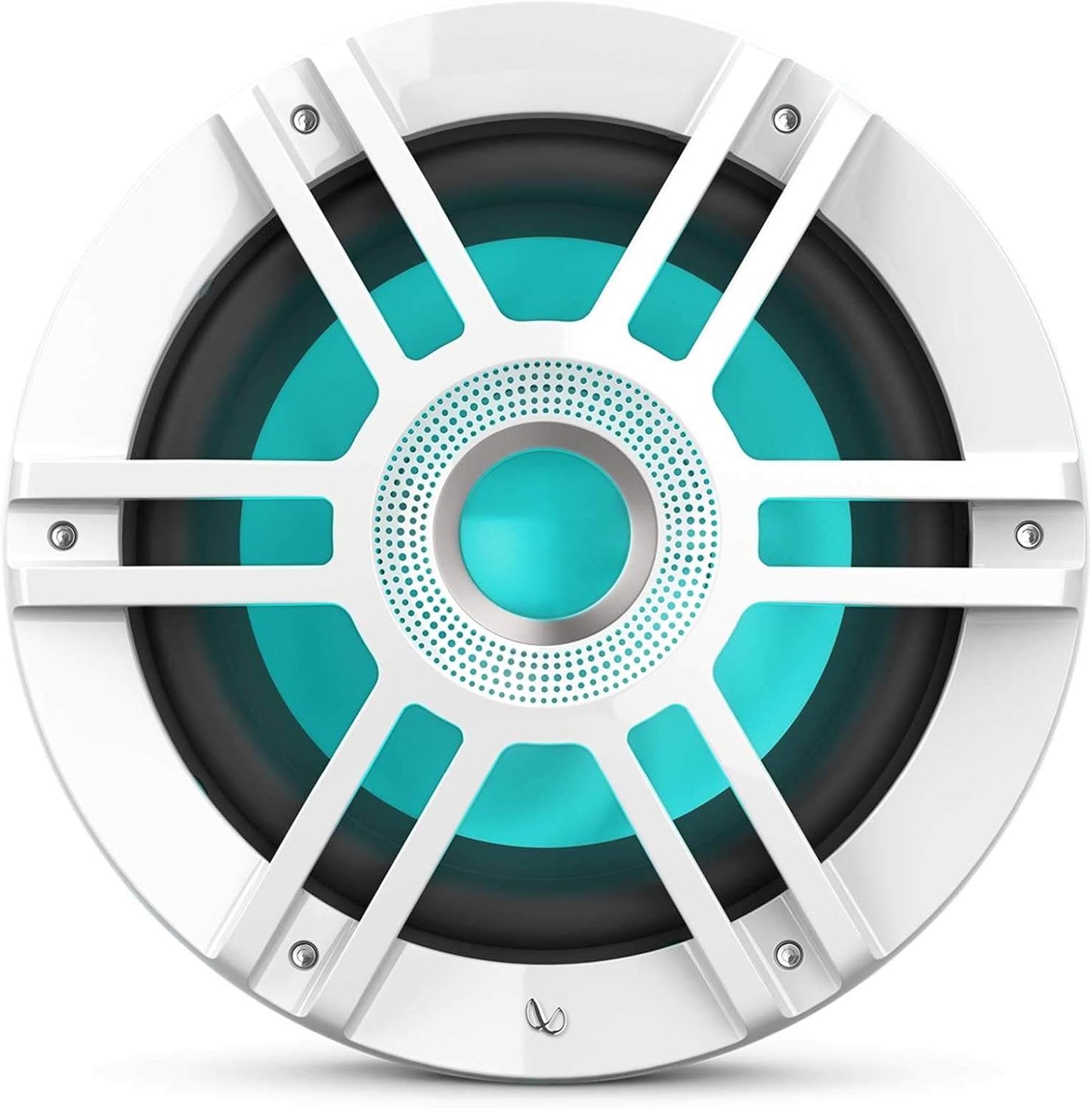 Infinity Kappa Marine KAPPA1010M 10 inches Premium RGB LED Subwoofer - White