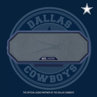 Draagbare Bluetooth-luidspreker HYDRABLAST 2.0, Waterdig IP67, 20W Uitsetkrag, Magnetiese Bluetooth-luidspreker (Dallas Cowboys)