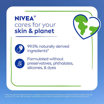 NIVEA Moisture Lip Care, Hydrating Lip Balm with Shea Butter, Nourishing Oils and Vitamin C & E, 3-in-1 Moisture, Repair and Nourish, 0.17 Oz Stick, Pack of 4
