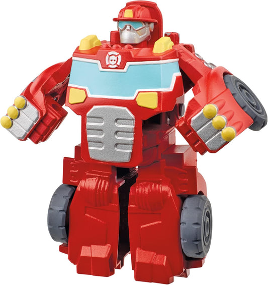 Transformers Playskool Heroes Rescue Bots Academy Team Heatwave The Fire-Bot, Kids Converting Robot Toy, 4.5-Inch Action Figure ( Ages 3+)
