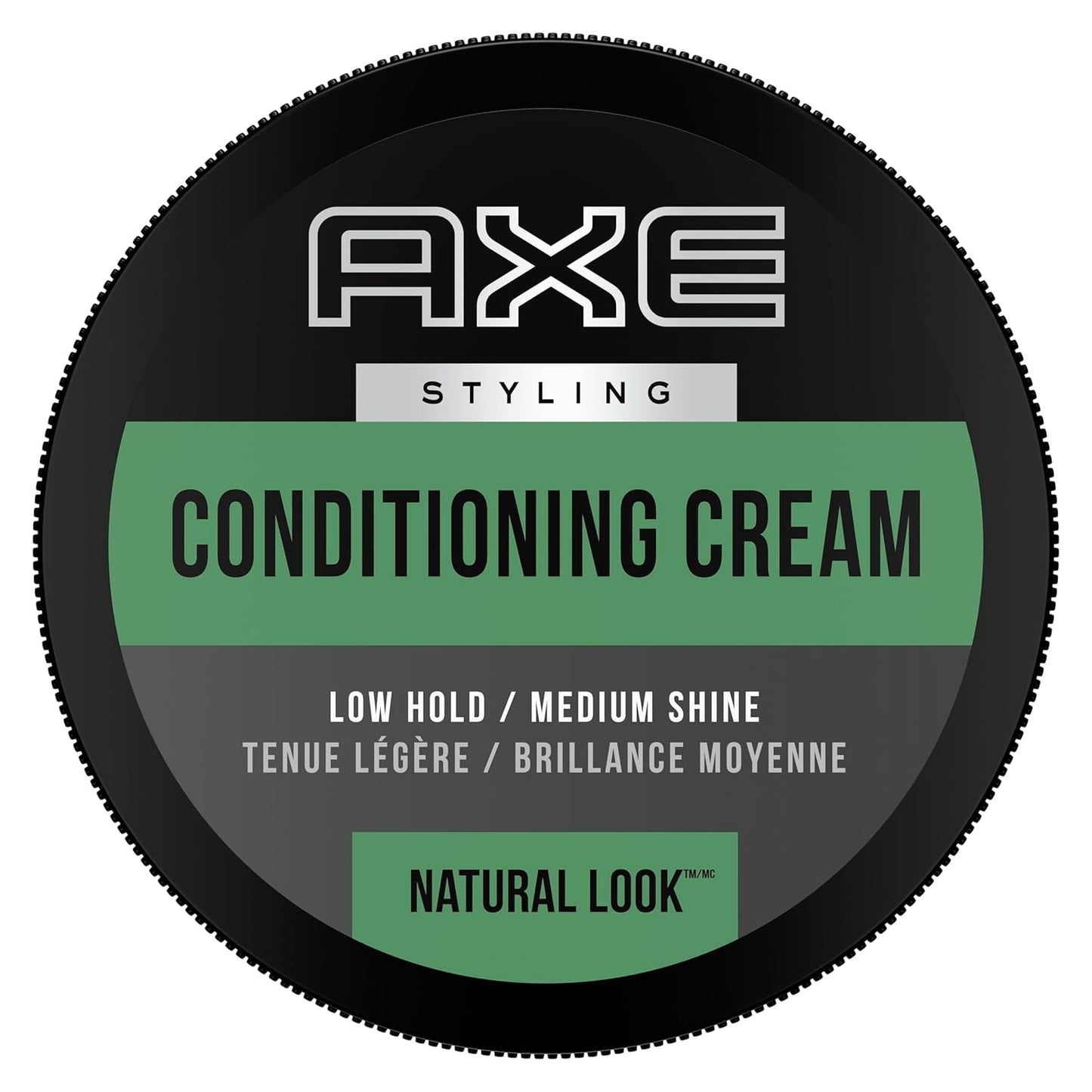 AXE Styling Conditioning Natural Look Hair Cream - Low Hold, Medium Shine - 2.64 oz (Pack of 2)