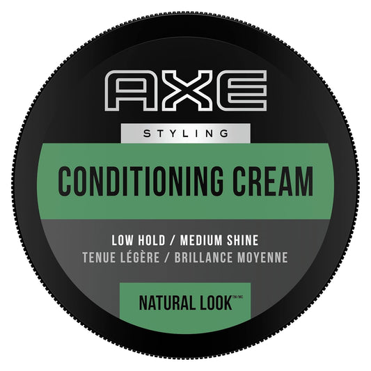 AXE Styling Conditioning Natural Look Hair Cream - Low Hold, Medium Shine - 2.64 oz (Pack of 2)