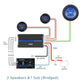 JA-Series JA5CH High Performance Class-D Bridgeable 5-Channel Car Audio Amplifier 1,500 Watts Peak Power | Efficient Compact Design