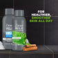 Dove Men+Care Body & Face Wash Variety  Extra Fresh + Clean Comfort, Travel Essentials, 3 Oz (Pack of 2)