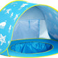 Beach Tent Ocean Pop Up Portable Shade Pool UPF50+ UV Protection Sun Shelter for Infant with Easy Set Up Canopy
