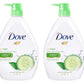 Dove Go Fresh Nourishing Body Wash - Cucumber and Green Scent - (Pack of 2)